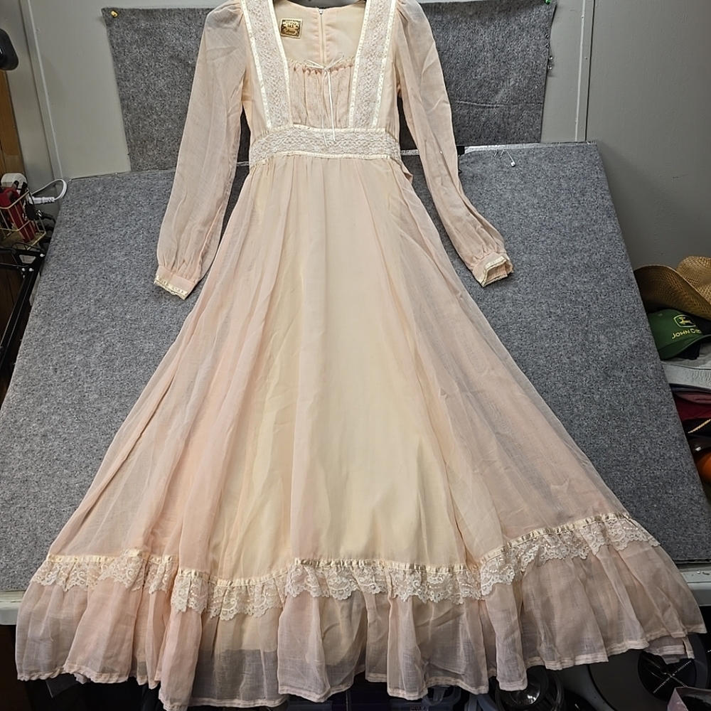 Vintage Gunne Sax By Jessica San Francisco Pale Pink